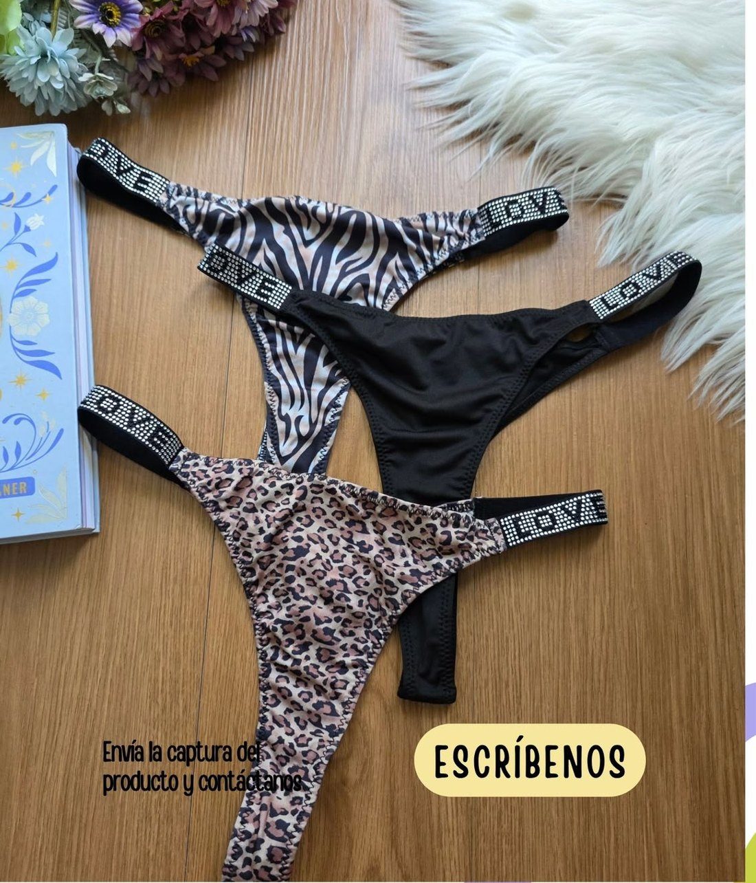 Pack de hilos animal print
