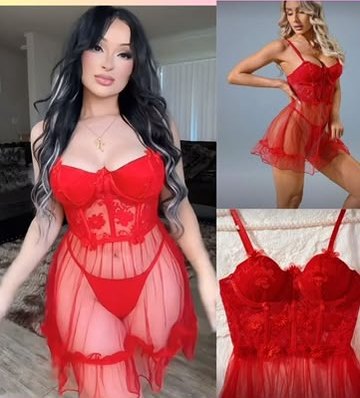 Baby doll rojo