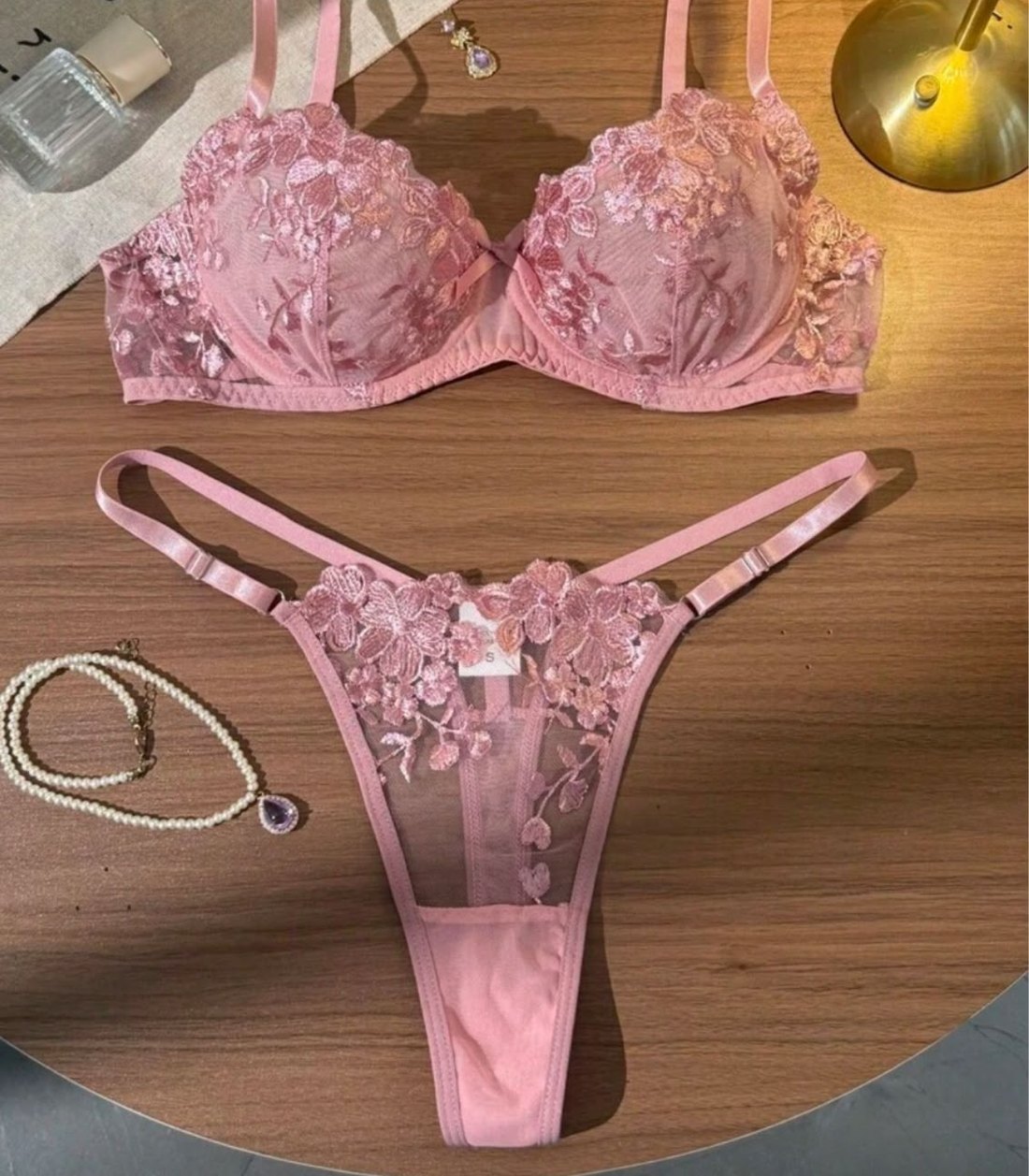 Set Flower rosa