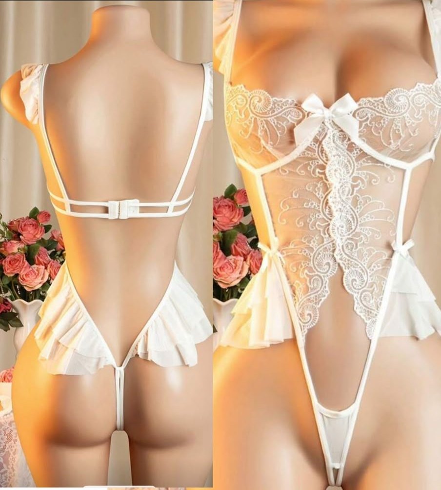 Body blanco sin aro en busto