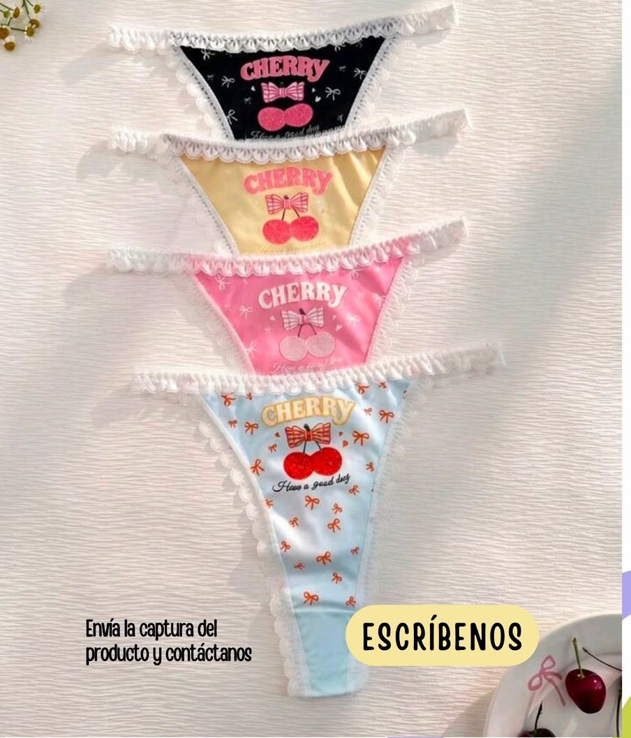 Pack de panties Cherry