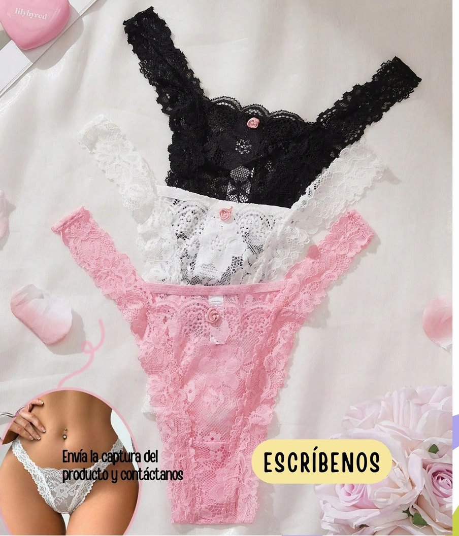 Pack de 3 hilos de encaje