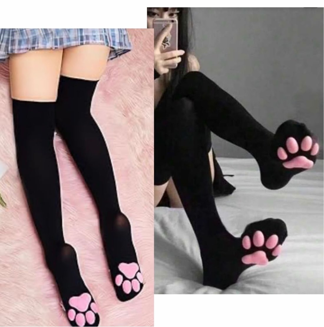 Medias pie de gatito