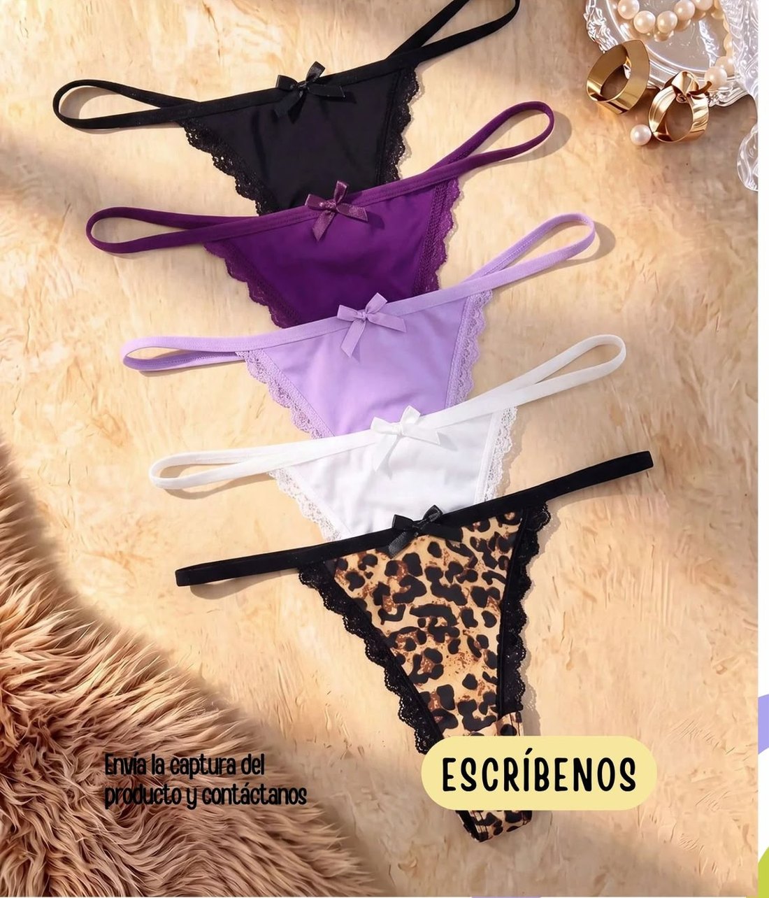 Pack de 5 hilos de colores